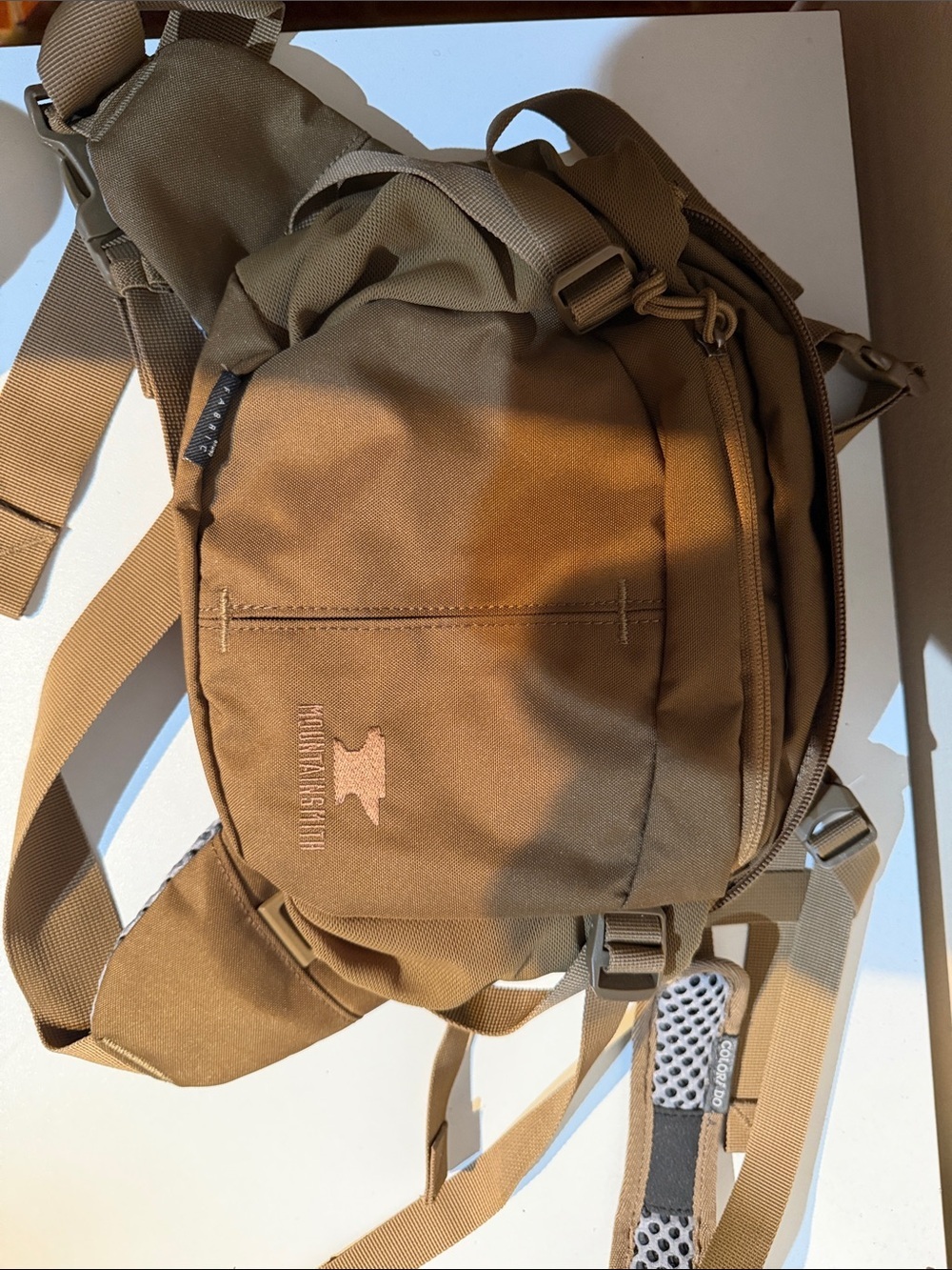 Mountain Hardwear Tan Sling Bag — Men's Compact Crossbody Waist Pack